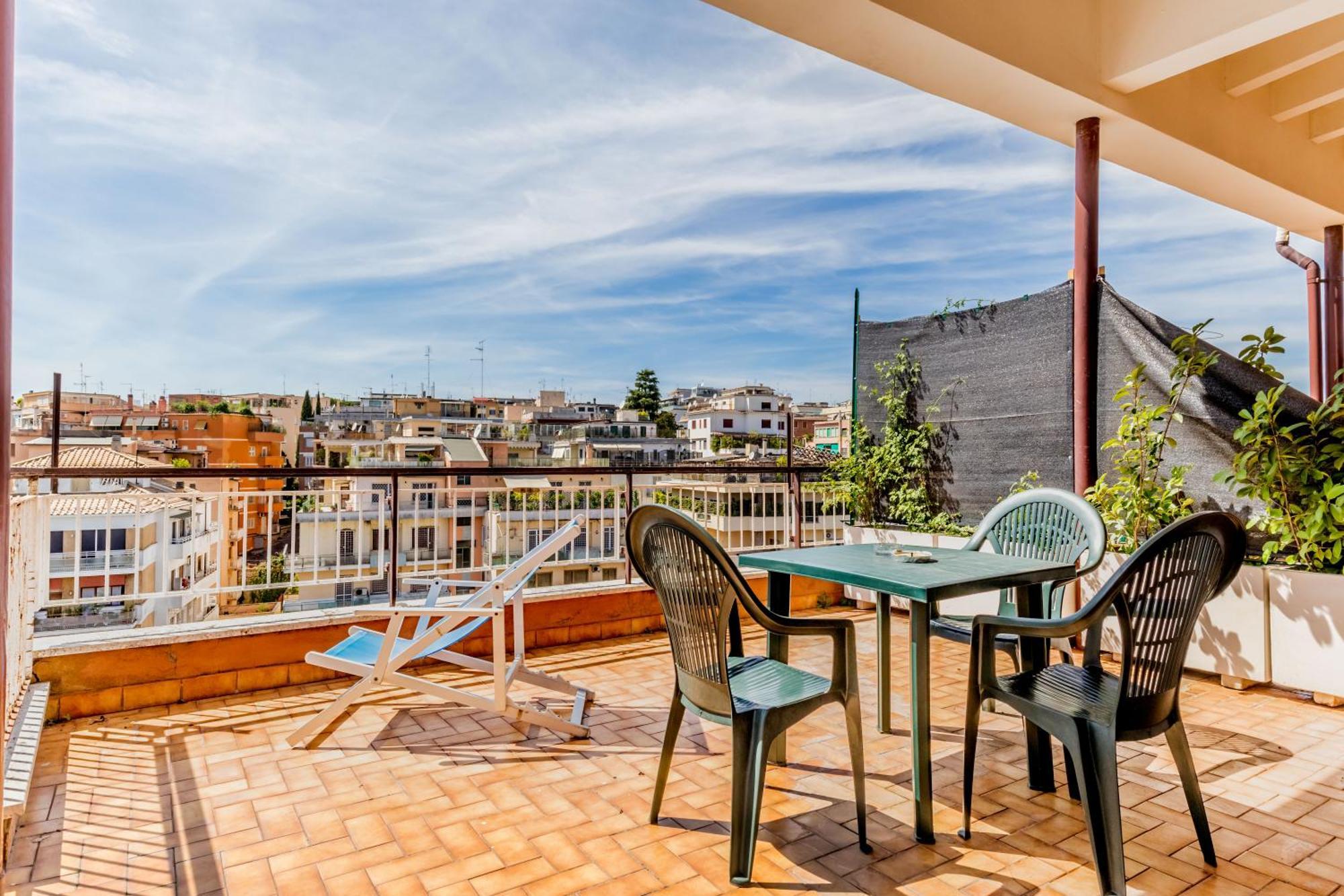 Апартаменти L'Attico Con Terrazza In Corso Francia Рим Екстер'єр фото
