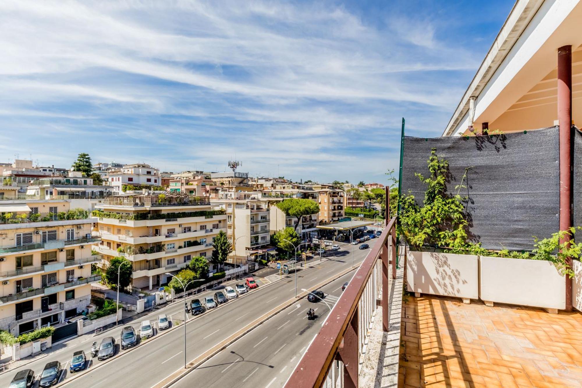 Апартаменти L'Attico Con Terrazza In Corso Francia Рим Екстер'єр фото